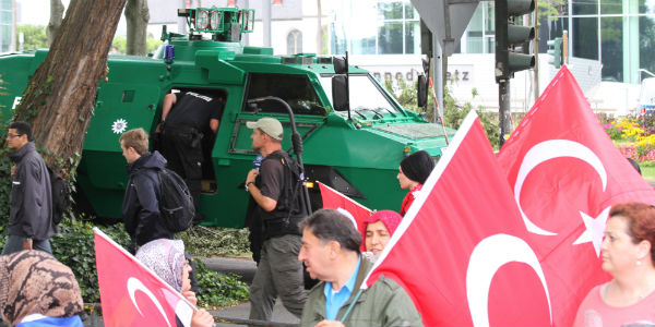 pro-Erdogan demo