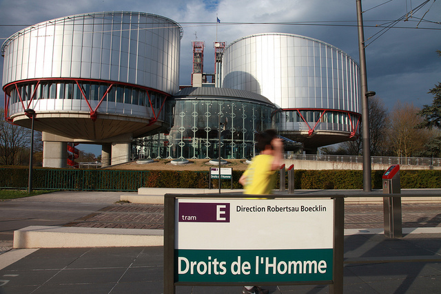 The European Court of Human Rights in Strasbourg (Credit: Eggs on Toast, CC BY)