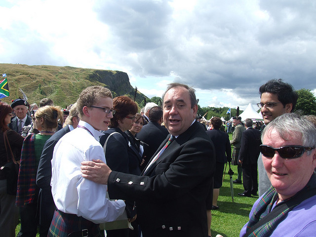 The Scottish First Minister, Alex Salmond (Credit: mark and delwen, CC by 2.0)