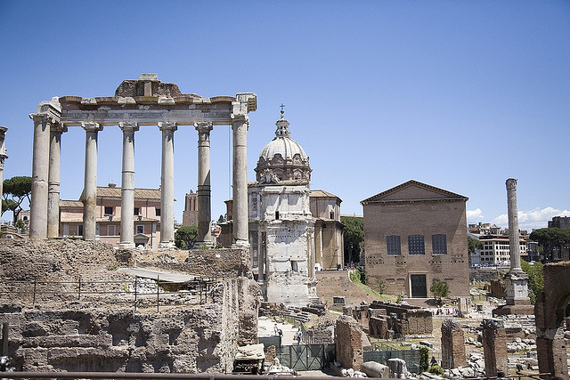 The Roman forum. Could we learn from their approach? (Credit: msai, CC by 2.0)