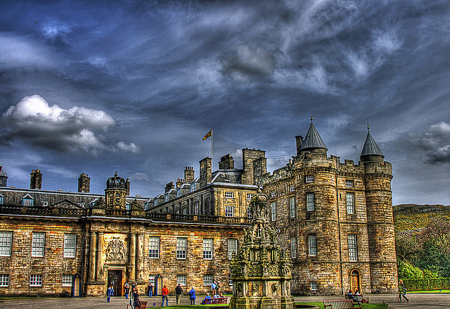 Edinburgh's Holyrood Castle, opposite the Scottish Parliament (Credit: vgm8383, CC BY NC 2.0)