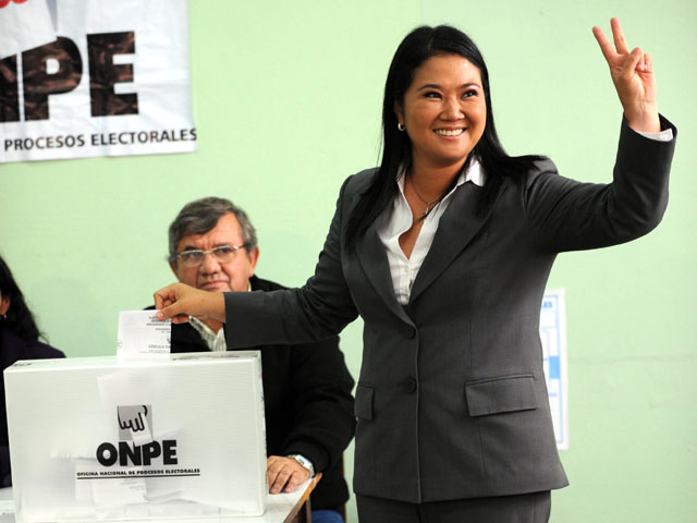 Keiko Fujimori lost her bid to become President of Peru in 2011. Credit: 