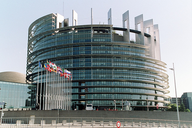 The European Parliament in Strasbourg (Christopher Cotrell, CC BY NC 2.0)
