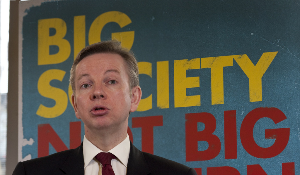 Michael Gove launches the 2010 Tory education manifesto (Credit: CC BY 3.0)