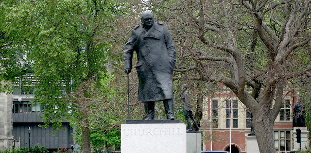 Winston Churchill statue
