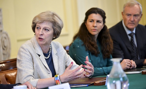 Theresa May, Credit: Tom Evans (Crown Copyright)