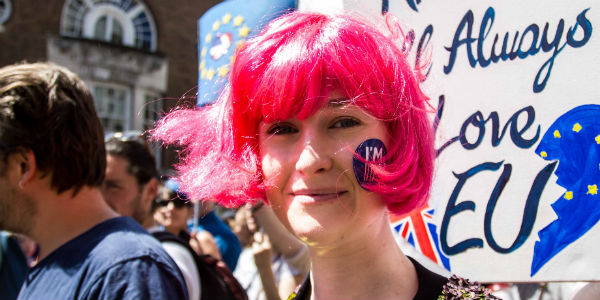 march for europe demo