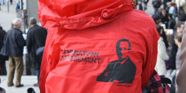 francois hollande raincoat