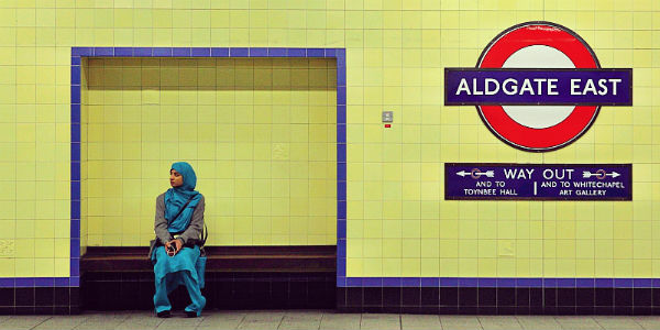 woman wearing headscarf