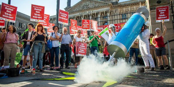 anti fracking protest