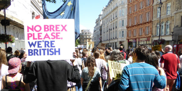 anti-brexit marchers