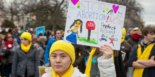 anti-abortion protest