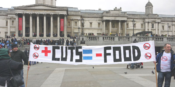anti-cuts protest