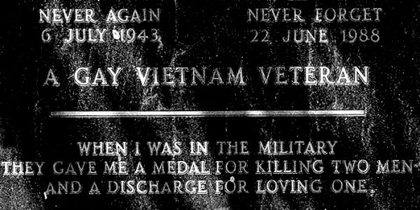 gay Vietnam veteran