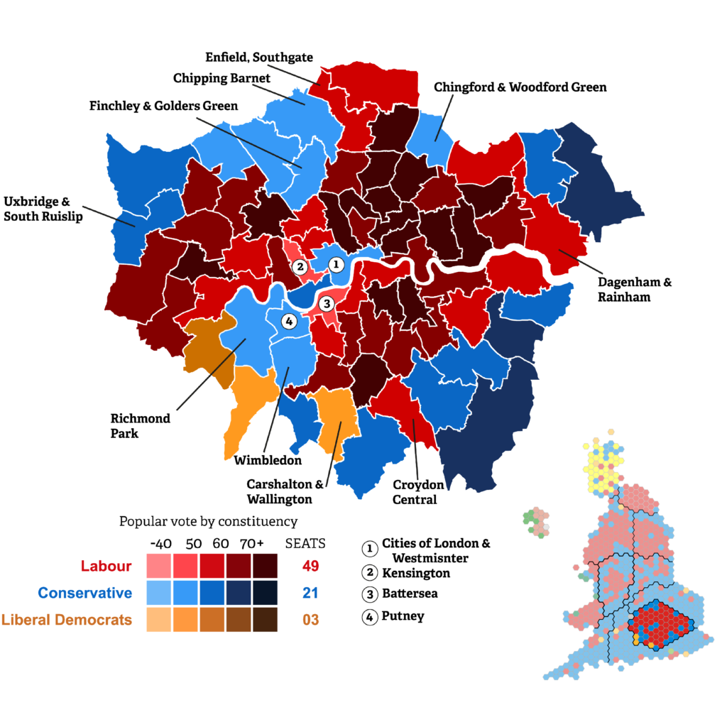 General election 2019: preview of London : Democratic Audit